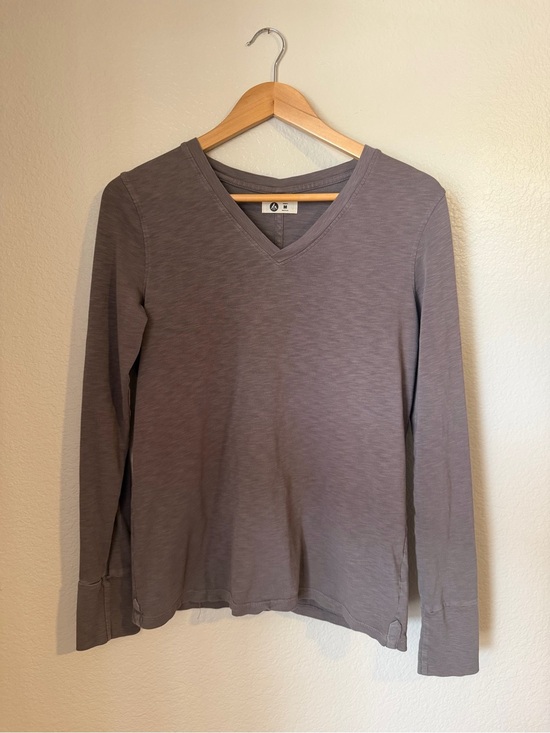 American Giant Tops - American Giant Supima Cotton Long Sleeve Top Gray Size Medium Soft Tee Essential
